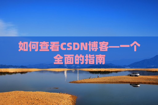 如何查看CSDN博客—一个全面的指南